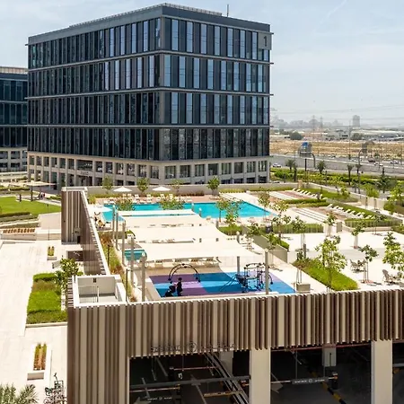First Class Apartments In Dubai Hills - Next To Dubai Hills Mall - Socio, Collective And Golfville Towers Exterior photo